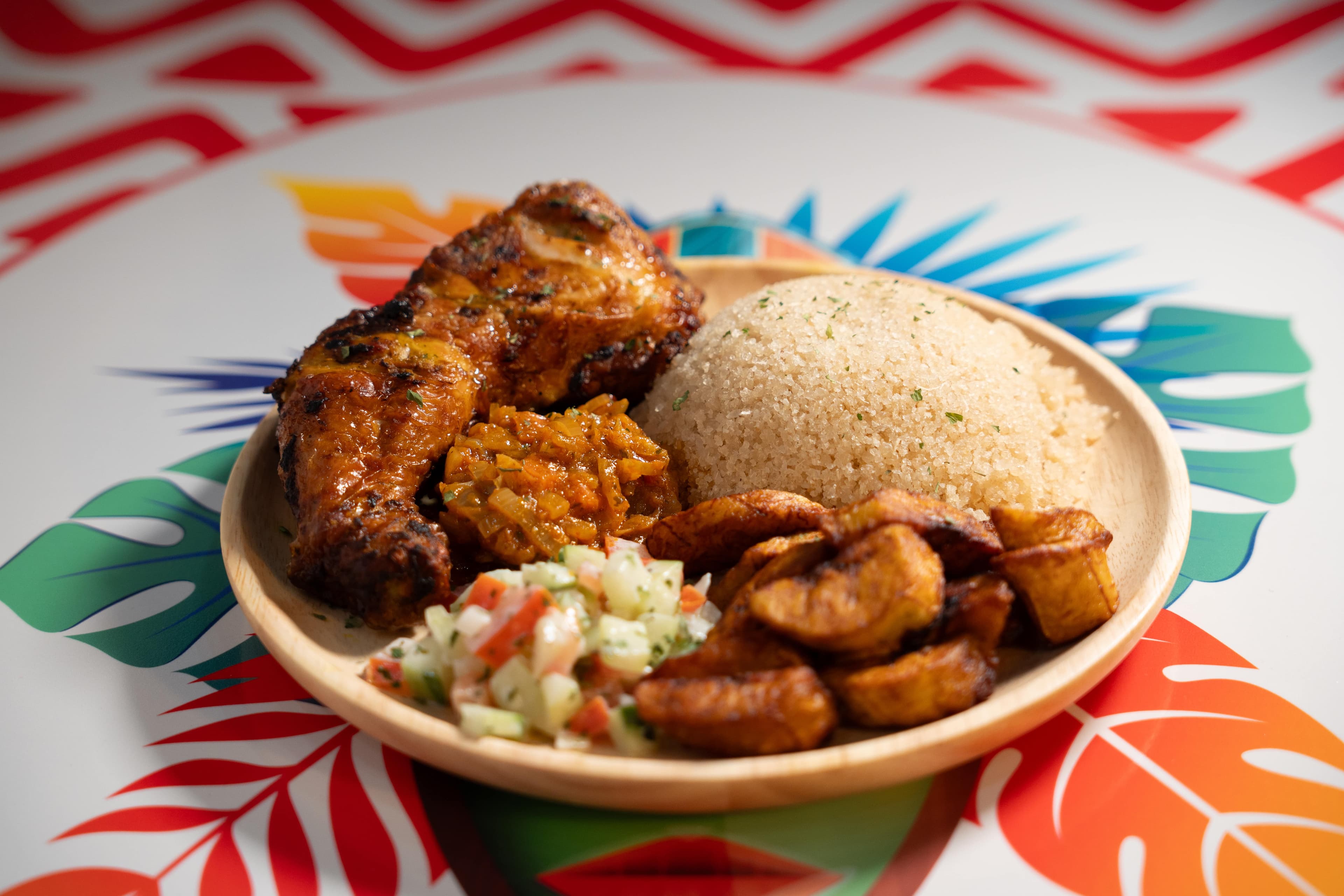 Poulet braisé